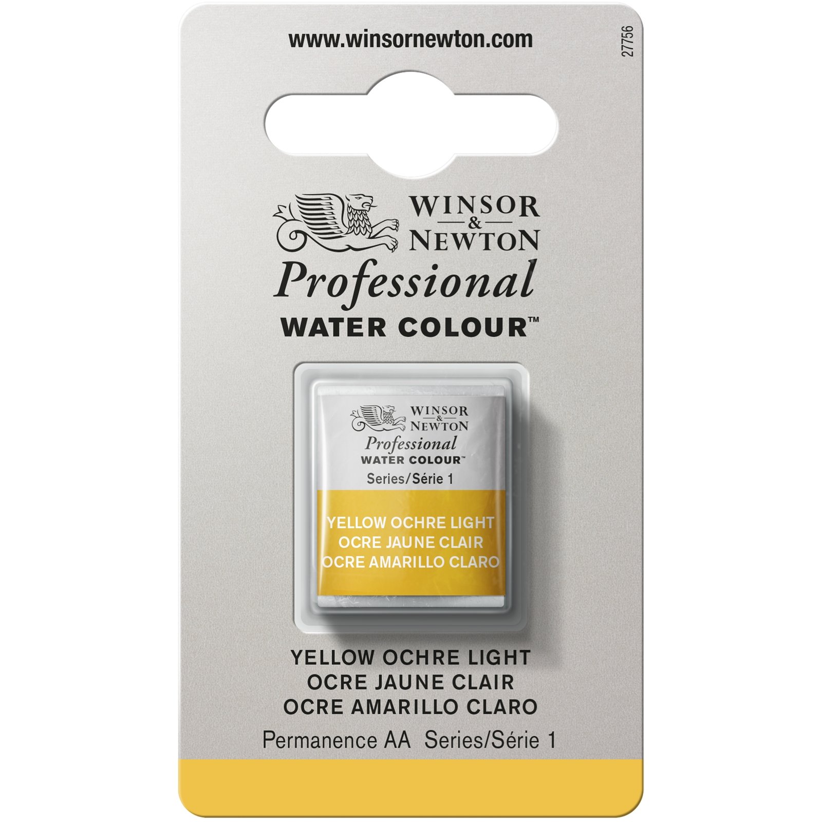 Winsor & Newton 1/2 Godet Professional Water Colour, Ocre Jaune Clair