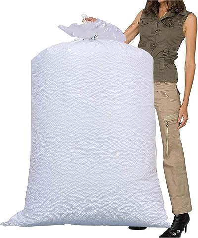 STORM TRADING 10 Cubic FT White Polystyrene Beads Bean Bag Refill