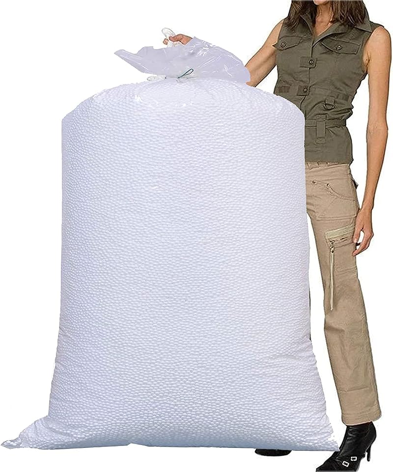 STORM TRADING 10 Cubic FT White Polystyrene Beads Bean Bag Refill