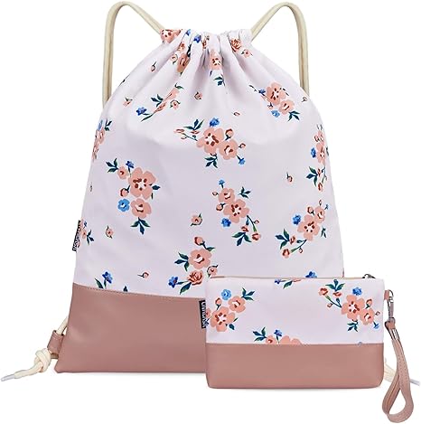 women's drawstring gym bag