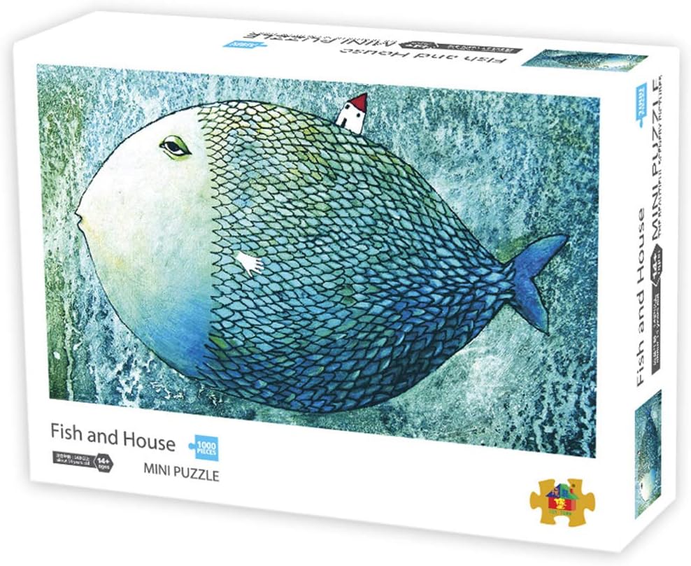 1000 Pieces Jigsaw Puzzles for Adults Fish Micro-Sized Puzzles Painting Jigsaw Puzzles