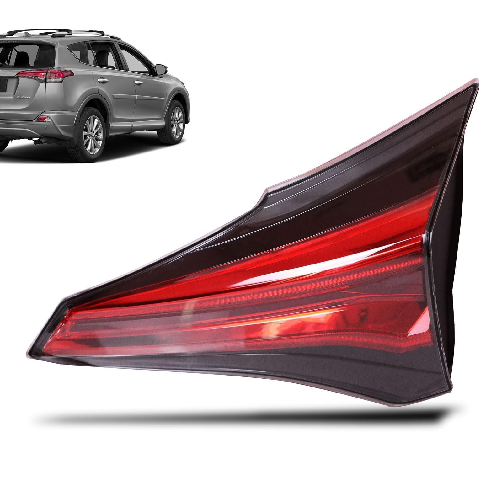 Photo 1 of Tail Light Inner Compatible With 2016 2017 2018 Toyota Rav4 Right Passenger Side Taillight Replace 815900R030 Halogen