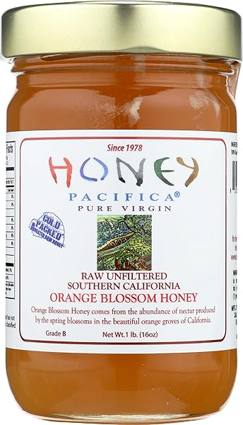 HONEY PACIFICA HNY PCFCA HNY ORANGE, 16 OZ