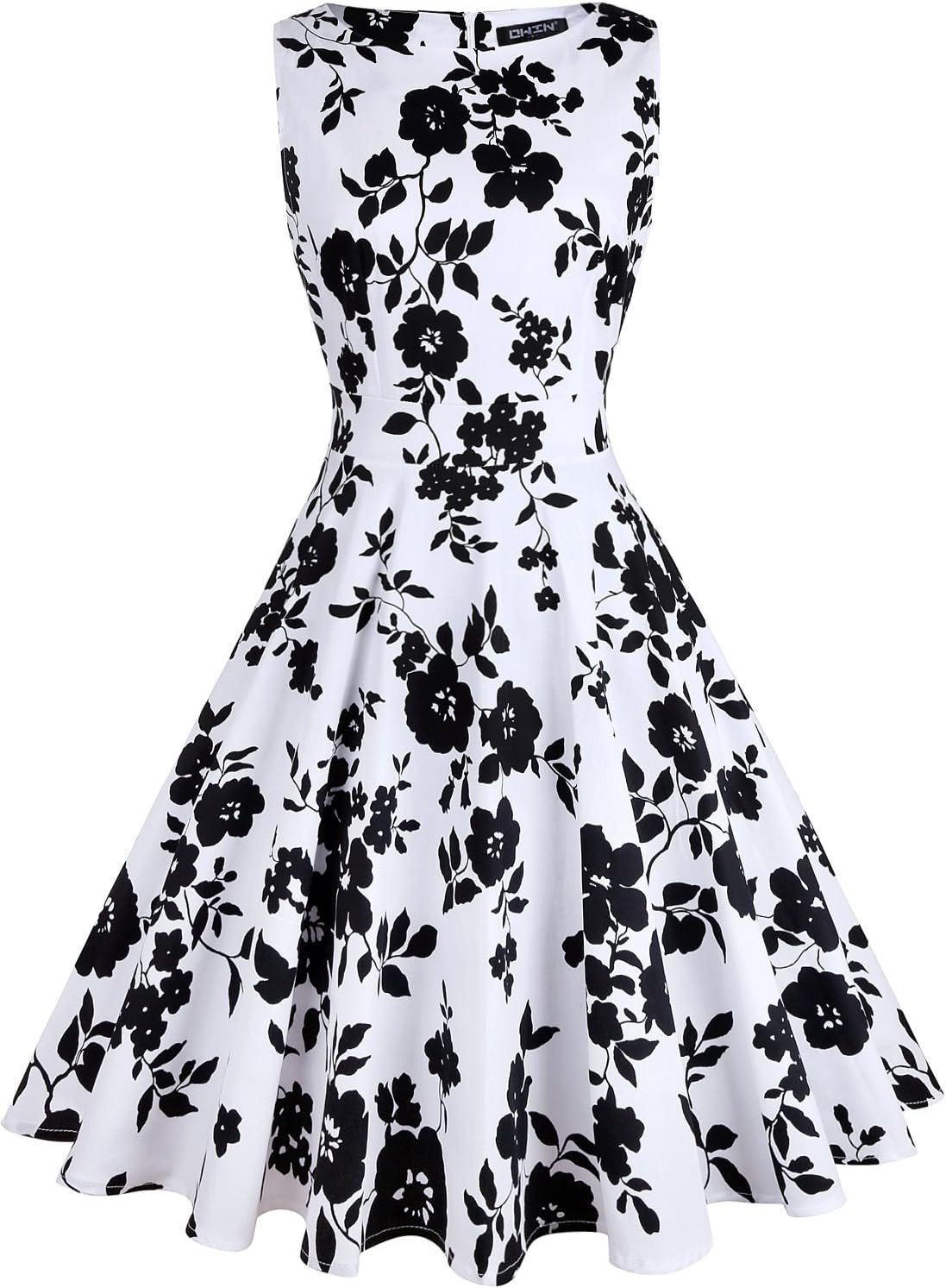 Women's Vintage 1950's Floral Spring Garden Rockabilly Swing Prom Party Cocktail Dress