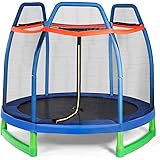 climb and slide 7ft trampoline