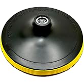 Pro-Graad 7" Hook &amp; Loop Backing Plate for Sanding Polishing Buffering Pads | 7" backing pad with 5/8"-11 thread for angle grinders, drills, polishers and buffers