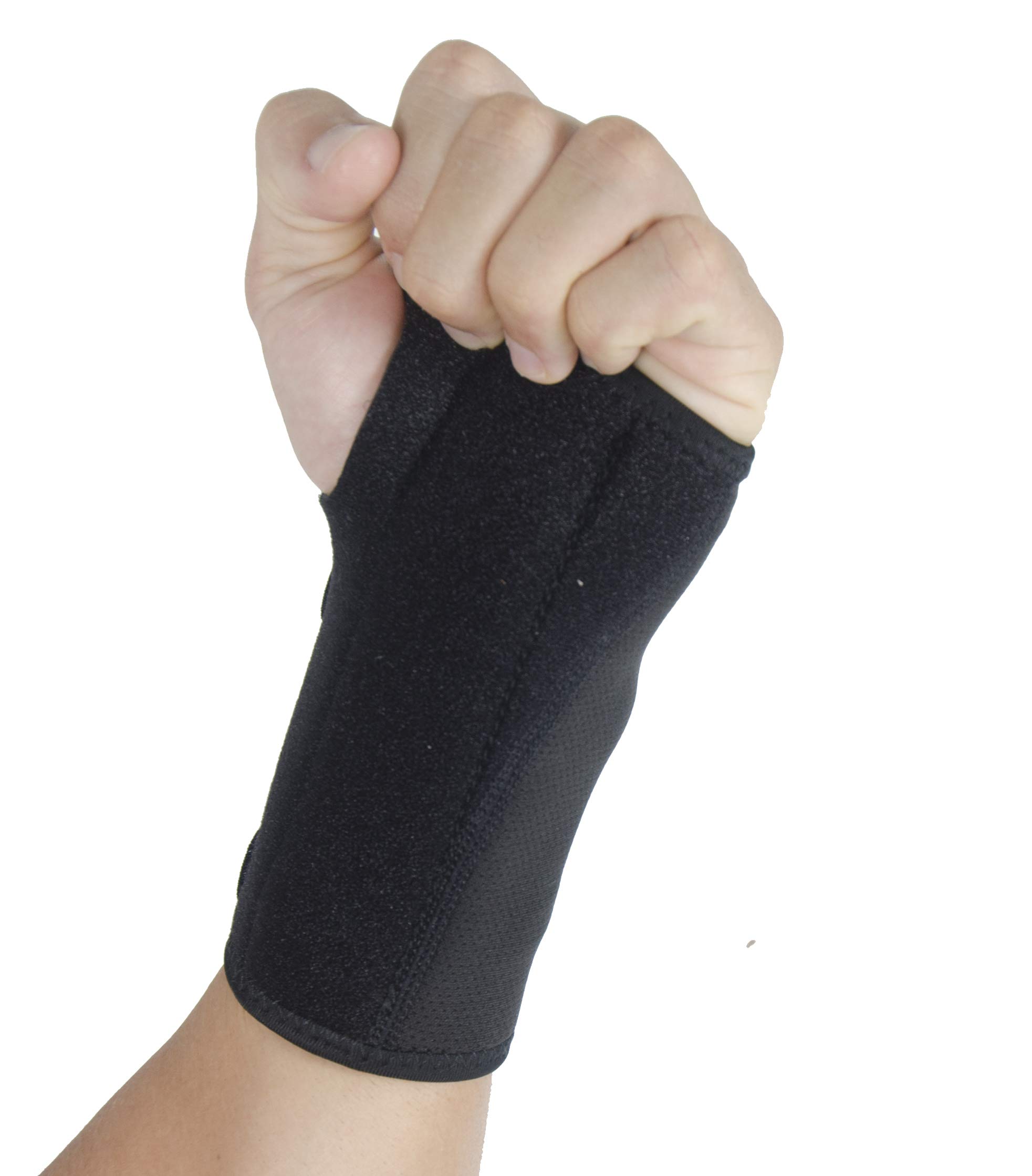 Universal Wrist Brace Support –Fits Right or Left Hand. Ideal for Arthritis, Carpal Tunnel, Sprains, Strains, Joint Pain & Tendonitis. Adjustable Design, One Size Fits All.