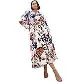 City Chic Womens Dress - Ezra Print Maxi