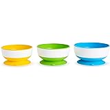 Munchkin Stay Put Suction Bowl, 3 Pack