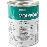 Molykote 1000 Paste 1kg Lubrication Grease Solid Lubricant for Bolted Metal Joint Anti Seize Thread Connection Fastener High Load High Temperature Brown Lead Nickel Free