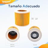 KEEPOW Filters for Kärcher WD2 WD3 MV2 MV3 Vacuum, 2 Pack 6.414-552.0 view 6