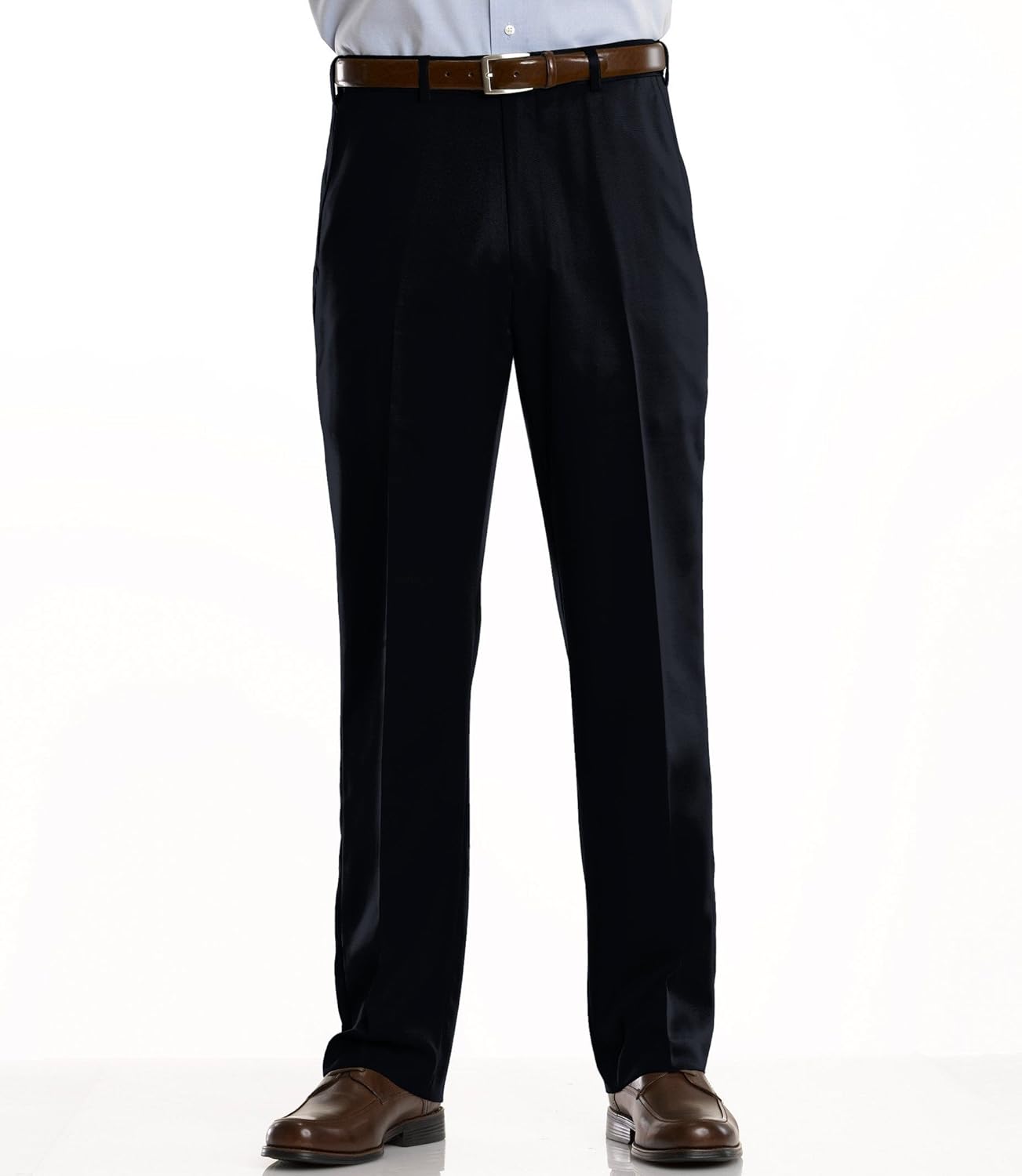 David Leadbetter's Plain Front Performance Golf Pants (NAVY