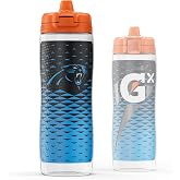 Gatorade Gx NFL Non-Slip Squeeze Bottles, 30 fl oz, Gx Hydration System