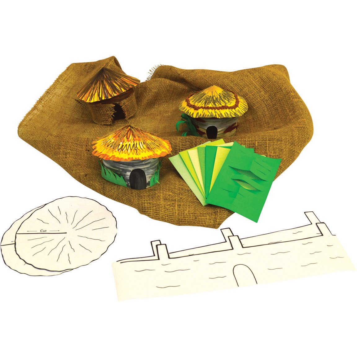Springboard Make a Bronze Age Village KS2 History Craft Activity (Pack of 30)