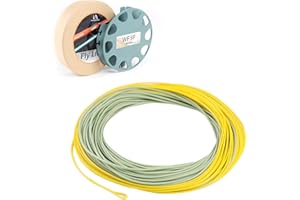 Maxcatch Fly Line Weight Forward WF2/3/4/5/6/7/8F 80-100F with 2 Welded Loop Special Design for Fly Fishing