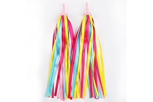 Threetols 1 Pair Scooter Streamers Scooter Bicycle Grips Accessories for Kids