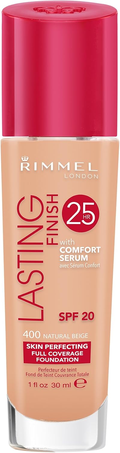 Rimmel London Lasting Finish 25 Hours Foundation SPF 20 Natural Beige 30 ml