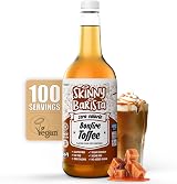 The Skinny Food Co Bonfire Toffee Syrup Zero Calorie 1L Vegan Sugar Free
