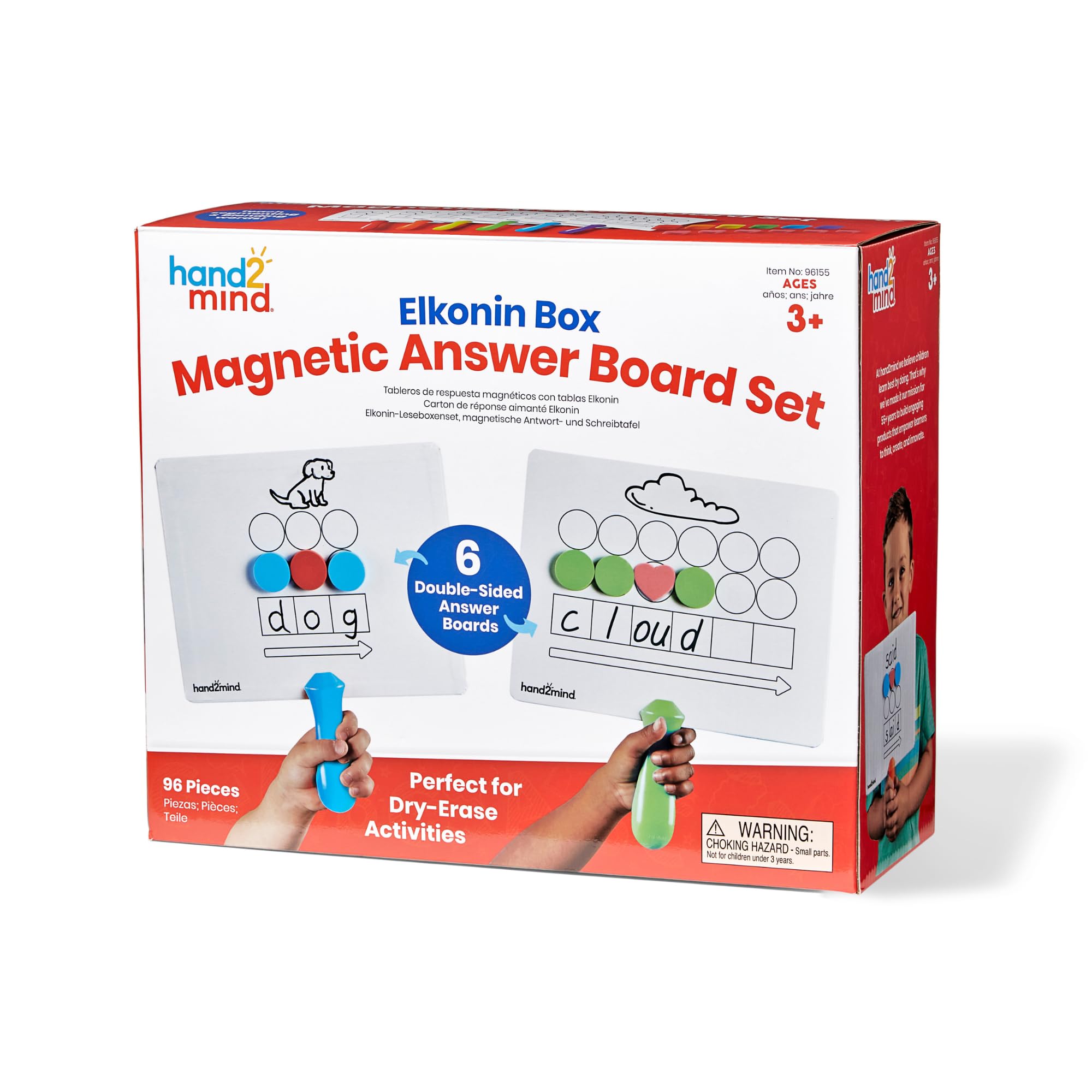 Mua hand2mind Elkonin Box Answer Board, Word Mapping Paddles