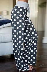 AMiERY Womens Pajama Pants Sleep High Waisted