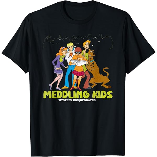 Scooby-doo Handsome Kids Heather Charcoal T-shirt Kids Scooby