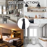Gunwon 2pcs Tea Towel Holders Premium Adhesive Round Hooks ABS PVC view 7