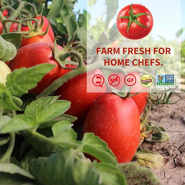 DEI FRATELLI WHOLE TOMATOES (28 OZ. CANS, 6 PACK) – VINE-RIPENED – NON-GMO