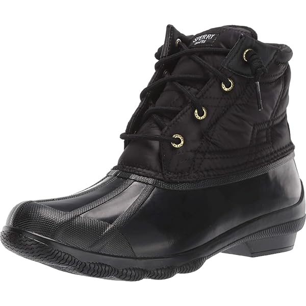 sperry syren duck boots black