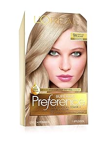 L'Oreal Superior Preference Light Ash Blonde 9A Cooler,1 Each (Pack of 3)
