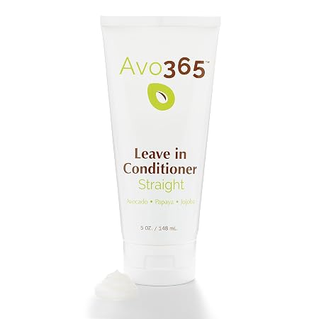 Avo365 - Leave In Conditioner Straight Made With Cold Pressed Avocado Oil, Papaya, Jojoba, Panthenol And Shea Butter (867998000159)