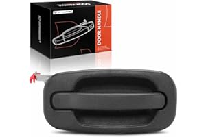 A-Premium Rear Passenger Side Exterior Door Handle Compatible with Chevy Silverado 1500 2004-2006, Silverado 2500 3500 Tahoe 