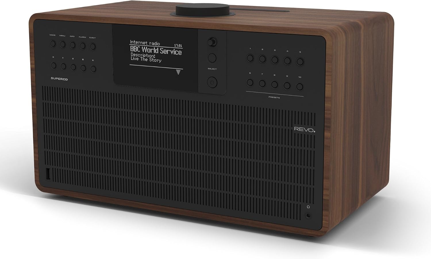Revo Technologies SuperCD - Walnut/Black - Image 3