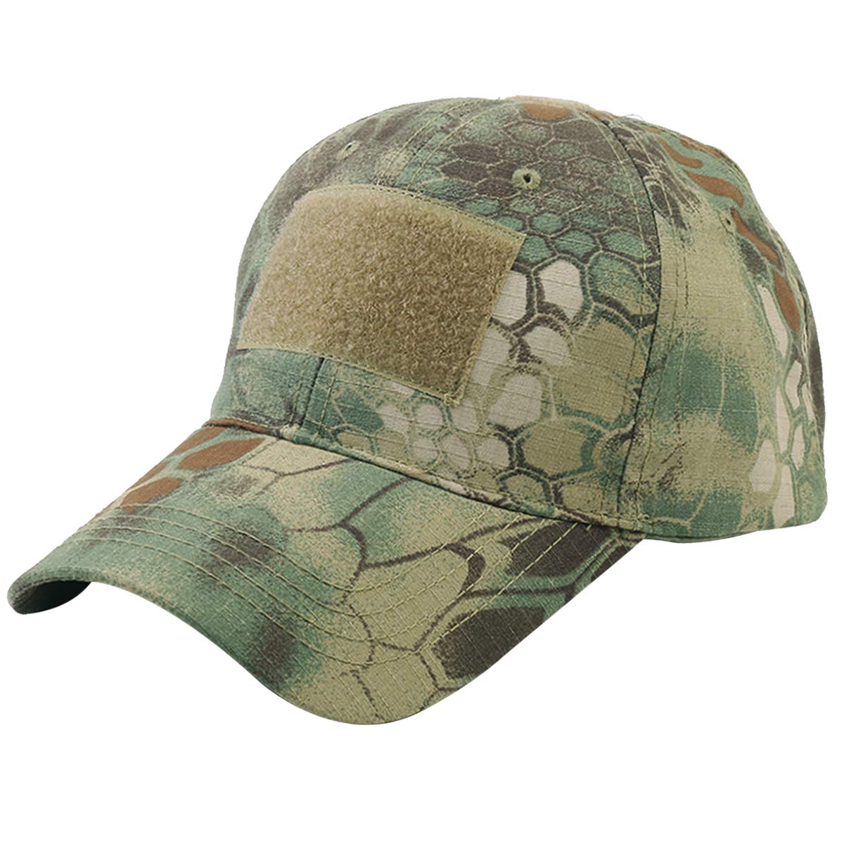 QMFIVE Tactical Baseball Cap, Multicolor Camouflage Sunscreen Chapeau Hat for Airsoft Paintball Climb Camping Hunting Outdoor (MR) โ image 1
