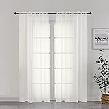 Chyhomenyc Sheer Curtains 72 Inch Length 2