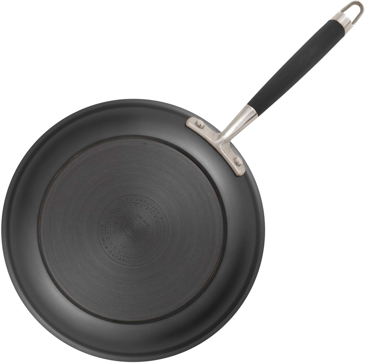 Anolon Advanced Hard Anodized Nonstick Frying Pan / Fry Pan / Hard Anodized Skillet - 8 Inch, Gray: Small Skillet: Kitchen & Dining