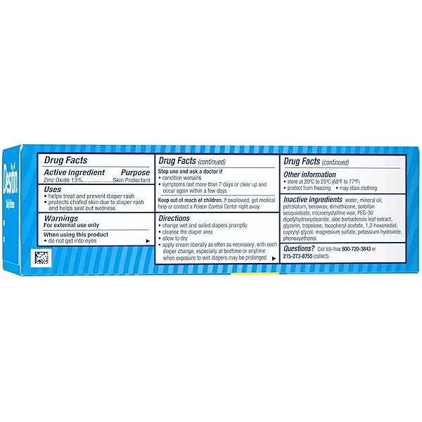 DESITIN DAILY DEFENSE BABY DIAPER RASH CREAM WITH ZINC OXIDE TO TREAT, RELIEVE & PREVENT DIAPER RASH, HYPOALLERGENIC, DYE-, PHTHALATE- & PARABEN-FREE, 4 OZ