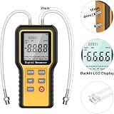 BTMETER QX-1201 Digital Manometer Gas Pressure Meter HVAC Dual Port view 4