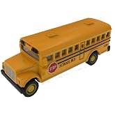 KiNSFUN Classic Mini School Bus 2.5 Inches Die Cast Metal Model