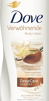 Dove Indulgent Nourishing Body Lotion Shea Butter Vanilla 2 x 400ml Pack view 2