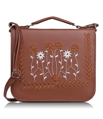 Aisna Womens Slingbag(ASNB-018)(Tan)