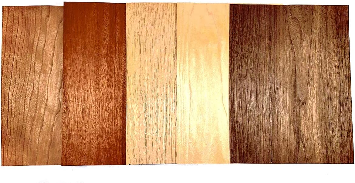 Mixed Variety Domestic Veneer Pack 4 sq ft/8 Sheets Or More