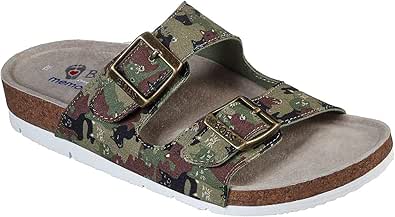 Amazon.com | Skechers Bobs Beatnik - Troop Kitty Slide Sandal, Olive, 7 | Slides
