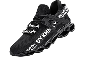 DYKHMILY Steel Toe Shoes for Women Lightweight Cushion Safety Sneakers Slip Resistant Breathable Indestructible Work Shoes Safety Toe Tennis Shoe