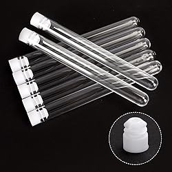 SUPERLELE 48 Pack Plastic Test Tubes with