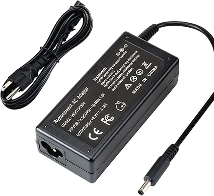 Amazon Com 65w 19 5v 3 34a Laptop Adapter Charger For Dell Inspiron 11 3000 14 3000 5000 Dell Inspiron 15 3000 Series 17 3000 3147 3153 3168 3148 15 3551 3552 5567 5558 5559 5000 5551 5558 Ac Power Supply Cord Home Audio Theater