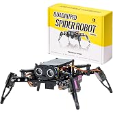 LAFVIN Spider Robot Kit for ESP8266 Compatible with Arduino IDE | Quadruped Spider Robot with APP &amp; Infrared Remote Control, Open Source Code STEM Programming Robot for Beginner with Tutorial
