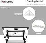 Liquidraw A2 Drafting Board 18.5 x 25.5 in Parallel Motion 6 Angles view 5