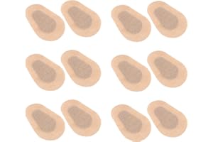 VILLFUL 6 Pairs Elastic Breathable Nonwoven Fabric Self-adhesive Eye Pads for Eye Care and Body Wound