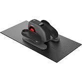 GymCope Treadmill Mat for Hardwood Floor Carpet 7'x3'/6'x3'/6'x2.5'/4'x2' | 6mm Thick Exercise Equipment Gym Mat, Compatible with Peloton Bike, Indoor Spin Bike, Elliptical
