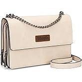 Wrangler Flap Crossbody Purse for Women Shoulder Bag Vintage Wallets with Chain Strap